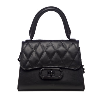 Borsa a mano nera trapuntata da donna ALDO Tranquil, Borse e accessori Donna, SKU b512000653, Immagine 0